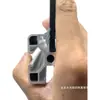 Tira de inserción de perfil de aluminio tipo F estilo media luna 303040405 Tira de sellado de lámina acrílica tipo transparente cartón tira suave