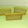 Ábaco Matemáticas Enseñanza Consciente Dorado Agarrar Zhou Pequeño Ábaco Siete Pilares Niños Aritmética Cuentas Adornos