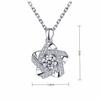 Collar de plata de gran oferta de estilo coreano para mujer, colgante de estrella de cinco puntas, moderno y famoso en Internet, cadena de clavícula de lujo ligera y personalizada, diseño de nicho