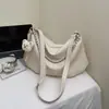 Bolsa de Moda com Aparência Sofisticada Feminina 2025 Nova Bolsa de Ombro Grande Capacidade Bolsa Transversal Fashion Bolsa Dumpling para o Dia a Dia