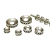 Materiales para joyería al por mayor Cuentas sueltas para manualidades Accesorios para joyería al por mayor Cuentas de aleación de plata del Tíbet Ruedas del Tíbet cuentas sueltas
