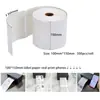Papel Adhesivo Térmico de Color para Etiquetas, Papel Circular