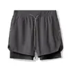 Pantalones Cortos Deportivos Transpirables de Verano para Hombre, Doble Capa, Casual, para Correr, Fitness, Hermanos, Pantalones de Playa