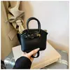 Mini Bolso Infantil Moda Retro Europeo y Americano Simple Letra Concha Bolso de Mujer Hombro Único Cruzado Bolso de Pintalabios para Niñas