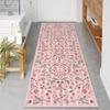 Alfombra de Cachemira Serie Flores Amazonia Transfronteriza Hogar Dormitorio Antideslizante Manta de Cabecera Fácil Cuidado Lavadora Tapete