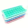 Molde de Silicone 36 Cubos Molde para Cubos de Gelo com Tampa Caixa de Gelo Doméstica Caixa Caseira para Cubos de Gelo Molde de Gelo 24 Cubos