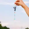 5D1pc Pintura de Piedras Diamante Captura Paisaje Patrón Colibrí Manualidades de Carrillón de Viento DIY Pintura Diamante Acrílica de Doble Cara