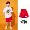 Adecuado para Ropa de Cheerleading Nezha para Niños, Mar Mágico Infantil, Camisetas para Niños, Manga Corta para Niños y Niñas, Ropa Casual Familiar