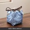 Bolsa para Vasilha de Viagem, Bolsa de Tecido Nuvem para Copo, Brocado Feito à Mão Antiderrapante Novo Estilo Chinês Retrô Bolsa de Armazenamento, Arte em Tecido para Conjunto de Chá com Copo Master