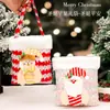 Decoração de Natal Cross Border Saco de Maçã Boneca de Desenho Animado Caixa de Embalagem de Véspera de Natal Saco de Doces para Crianças Saco de Presente de Mão