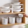 Escurridor de Platos Importado Japonés Almacenamiento de Vajilla Tazón Caja Organizadora de Tazones Escurridor de Tazones de Una Capa Empotrable para Gabinete de Cocina Escurridor Pequeño para Tazones