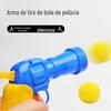 Gato de brinquedo bola de pelúcia arma de disparo pet auto-alívio mudo de pelúcia bola elástica suprimentos de brinquedos interativos
