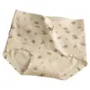 Calzoncillos tipo bóxer florales de estilo pastoral de algodón puro para mujer, alta elasticidad, sin costuras, cómodos, transpirables, 10A antibacterianos, longitud extendida, entrepierna 100% algodón