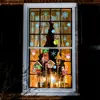 Múltiplos Estilos Papai Noel Anão Elfo de Natal Decorações Adesivos de Janela Vidro de Vitrine Decorações de Festival de Natal Adesivos Eletrostáticos