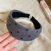Estilo Coreano Estampado de Tela Estrella Corazón Aro Simple Moderno Para el Trabajo Accesorios para el Cabello Lujo Ligero Sensación de Alta Gama Versátil Tocado Venta al por Mayor