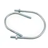 Abrazadera de tubo galvanizada electrochapada soporte de tubo tornillo de perno en U abrazadera de tubo de gas natural abrazadera de tubo elevada extendida tubería de agua
