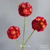 Casamento Estilo Chinês Estilo Vermelho Decoração de Guia de Estrada Arranjo de Flores Artificiais Flor de Teto Cerimônia de Noivado Arranjo de Banquete Arte com Flores Artificiais de Casamento