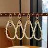 Nuevo Colgante Creativo de Llavero de Aleación para Coche con Perlas Oso Corazón Accesorios Colgantes para Bolsos Caja de Auriculares