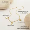 Collar Europeo y Americano de Acero Inoxidable Transfronterizo, Colgante Versátil de Nicho de Lujo Ligero, Collar con Colgante de Cruz y Corazón para Mujer, No se Desvanece