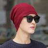 Gorra nueva de otoño e invierno para hombre, estilo coreano, color sólido, con etiqueta de metal, estilo jersey, para exteriores, moderna, sencilla, informal, combinable.