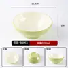 Vajilla de restaurante de comida rápida, juego de cuencos pequeños para platos, cuenco de melamina comercial estilo chino para arroz al vapor de autoservicio para comedores de fábrica, plato de comida rápida
