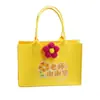 Bolsa de Fieltro para Regalo del Día del Maestro, Gratitud para los Maestros, Artística y Práctica, Gran Capacidad, Bolso de Mano de Fieltro Estilo Ins
