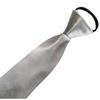 Corbata con Cremallera Brillante de 8 cm para Hombre y Mujer Vestido Casual Combinable Color Sólido Profesional Estudiante Corbata de Cuello