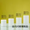 Botellas de Vidrio Color Crema, Botellas Dispensadoras de Cosméticos de Gran Capacidad, Botellas para Crema Facial, Botellas Vacías, Botellas de Vidrio para Cosméticos a Prueba de Luz en Stock