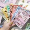 Suministro directo de la marca Yuxian de libros de pegatinas troqueladas para fragmentos diarios, estilo coreano estilo ins pegatinas para agenda parte trasera del teléfono collage DIY