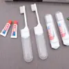 Cepillos de dientes plegables de colores empaquetados individualmente con cabezales pequeños y cerdas suaves para adultos, Set de cepillos de dientes portátiles para viaje para exportación