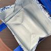 Bolsa de aislamiento térmico de venta caliente transfronteriza, embalaje para llevar, bolsa no tejida con patrón azul, película de impresión, bolsa no tejida