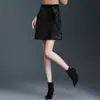 Falda de Lentejuelas para Mujer 2026 Otoño Nuevo Estilo Coreano Cintura Alta Adelgazante Bodycon Falda Corta de Línea A con Detalle Brillante Pesado