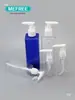 Botella Cuadrada de 60ml 250ml con Bomba de Pico de Pato a Presión, Botella Dispensadora de Loción, Botella Dispensadora de Plástico Tipo Prensa, Botella Vacía con Boquilla de Presión