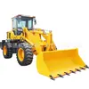 Cargador Hidráulico Diésel de Cuatro Ruedas de Descarga Frontal Construcción de Ingeniería Civil Cría Limpieza Bulldozer Agrícola Carretilla Elevadora Grande