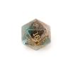Dados Poliedros de Ágata Indiana Natural Dados Numerados Esculpidos Jogo de RPG D&D Conjunto de Sete Peças Z07
