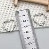 Accesorios de Joyería DIY de Aleación de Espina con Forma de Corazón Plateado de Xizang Transfronterizos Collares Hechos a Mano Pendientes Colgantes Llaveros Dijes