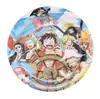 Tema Aventura One Piece Festa de Aniversário Infantil Louça Prato de Papel Copo Toalha de Mesa Guardanapo Balão Topper de Bolo Chapéu de Papel