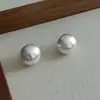 Brincos de tacha de metal fosco de personalidade exagerada retrô francesa femininos Coreia do Sul nicho versátil temperamento brincos de moda brincos brincos