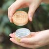 Caja de Crema de Aluminio Todo Bambú 15g 30g Caja de Crema de Bambú Natural DIY Crema para Ojos Crema de Lithospermum Sub-Botella Portátil