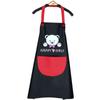 Atacado do Fabricante Moda Coreana Avental de Ursinho Cartoon da Moda para Uso Doméstico, Avental estilo Gola Alta, Sem Mangas e Impermeável para Uso na Cozinha