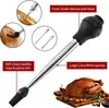 Aguja para pavo de acero inoxidable bomba para pavo de silicona aguja doble con barrido limpio traje jeringa tubo de succión suministro directo transfronterizo
