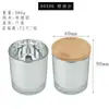 Taza de vidrio electrochapado para vela DIY hecha a mano casera recipiente para vela de aromaterapia de cera de soja Portavelas decoración taza vacía venta al por mayor