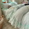 Conjunto de Cuatro Piezas de Gasa Burbuja Estilo Princesa Coreana Bordado con Borlas Nuevo Primavera/Verano 2026