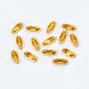 Hebilla de Cadena de Perlas Metálicas de Múltiples Tamaños, Hebilla de Cintura de Perlas, Conector de Cadena de Perlas Onduladas, Accesorios para Joyería DIY, Hebilla de Cadena de Perlas Redondas al Por Mayor