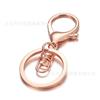 Chaveiro de fivela de lagosta de oito caracteres Acessórios de joias DIY Fivela de lagosta de liga de 30 mm Chaveiro de metal de três peças