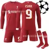 2526 Liverpool Uniforme de Fútbol de Manga Larga Liga de Campeones No. 9 Isaac 11 Salah Jersey Sobo Traje de Otoño e Invierno