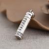 Golden Deer King S925 prata Vintage Vintage Vintage Craft mantra vintage pode ser aberto para segurar coisas pingente atacado colar pingente das mulheres