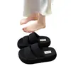 Chanclas de Verano Versátiles Negras de Suela Gruesa para Aumentar Altura, de una Sola Tira para Mujer, para Uso en Exteriores, Nueva Moda 2026, Combinan Bien con Faldas, Sandalias de Punta Abierta