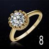Acessórios de moda criativo anel de diamante de casamento moda personalidade europeia e americana feminina anel de coroa de zircônia atacado transfronteiriço