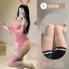 Sexo Underwear Virilha Fivela Coelho Uniforme Provocação Paixão terno Roupas de Noite Vestido de Veludo